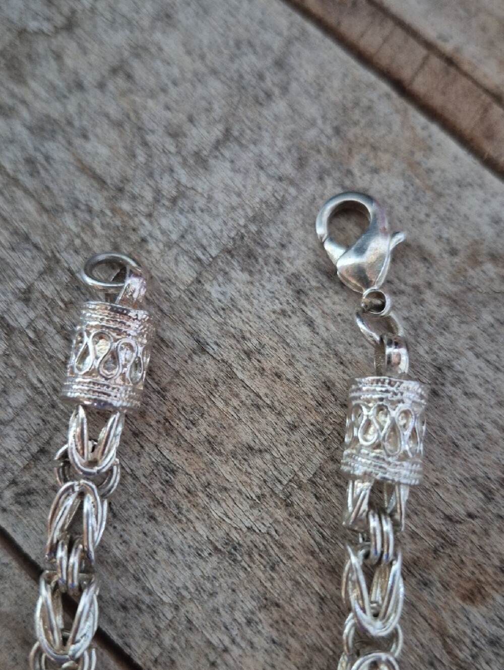 Sterling Silver 925 Chain Bracelet - Picture 2 of 4
